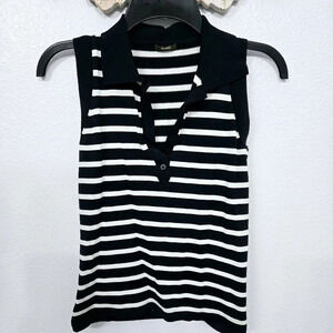 Shesmiss Korean Brand Sleeveless Collared Top